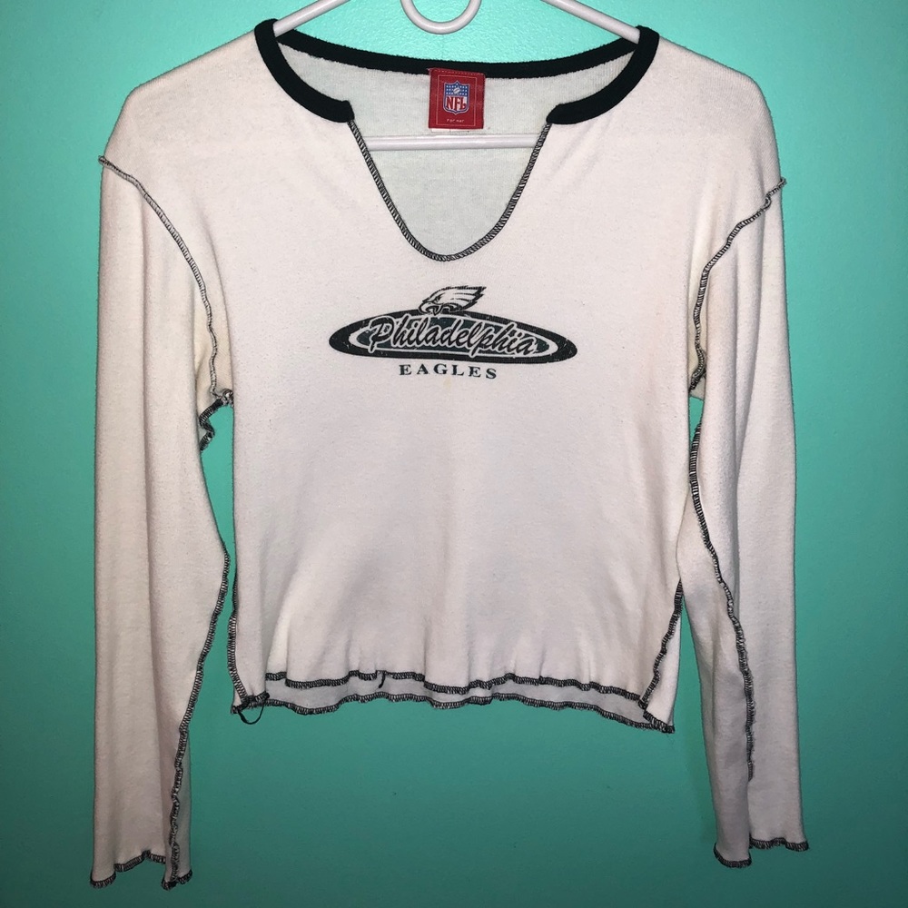 Vintage Philadelphia NFL Eagles croptop  shirt